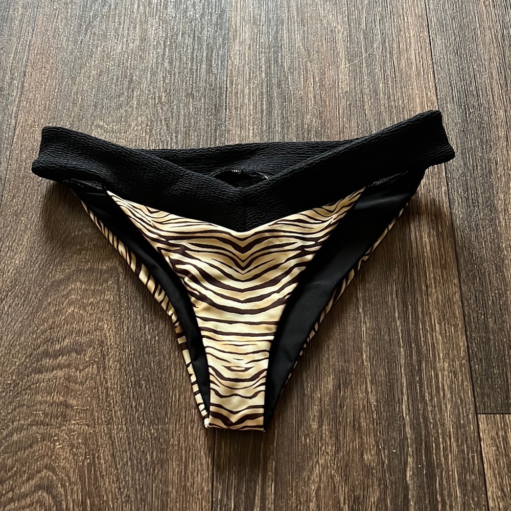 Tiger Print Bikini Bottom